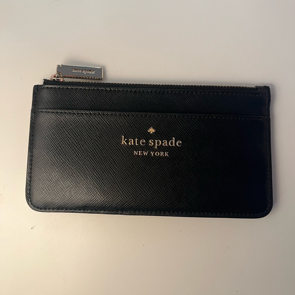 Kate Spade Black Card Holder Wallet